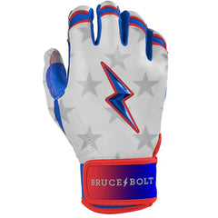 Personalized Brandon Nimmo Signature Series Short Cuff Batting Gloves - Stars & Stripes