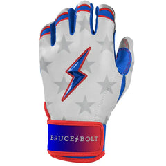 Brandon Nimmo Signature Series Short Cuff Batting Gloves - Stars & Stripes