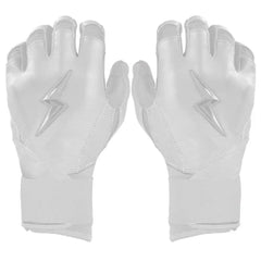 Personalized Bear Series Long Cuff Batting Gloves - Whiteout