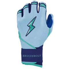 Personalized Bear Series Long Cuff Batting Gloves - Tidal Blue