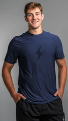 SuperSoft BOLT Short Sleeve Shirt - Navy